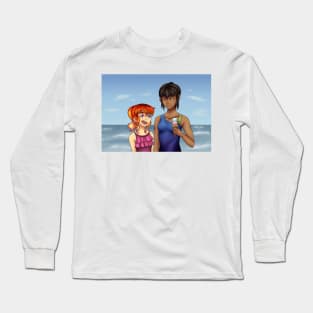 Friends at the Beach Long Sleeve T-Shirt